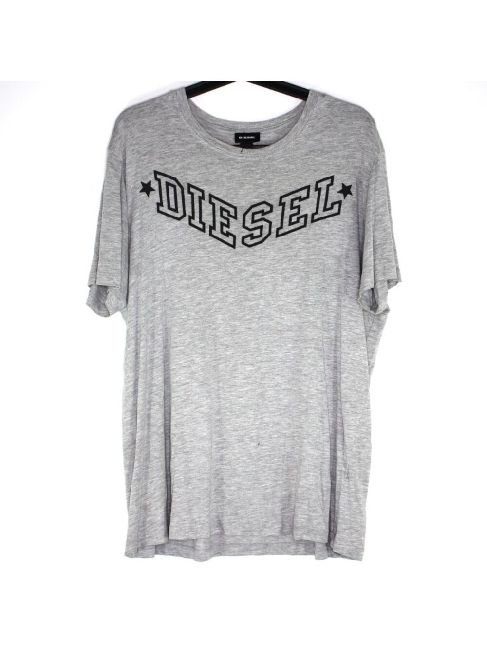 Diesel Mens Large Lightweight Flowy Spell Out T-Shirt M1149